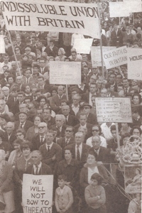 Manifestazione in favore dell'unione con UK, 1966