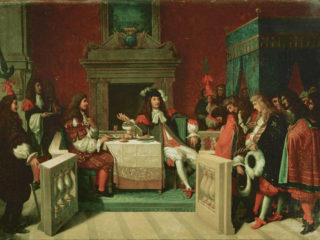 Luigi XIV pranza con Moliere